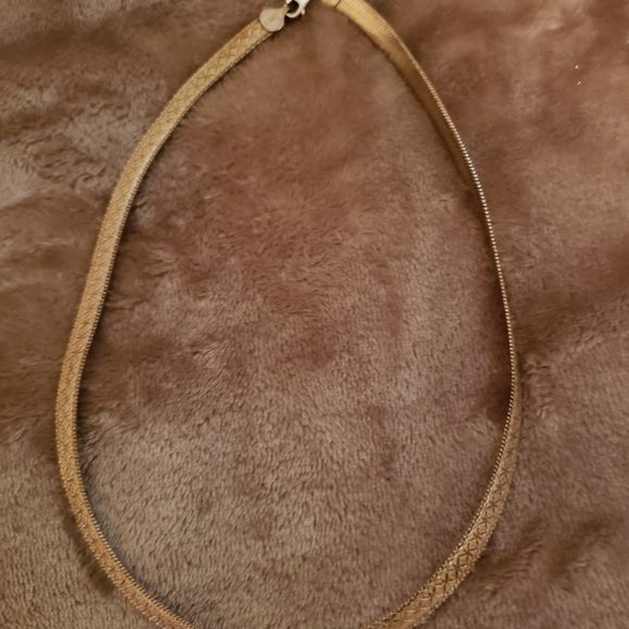 Vecceli Italy Jewelry - .925 Italy Gold over Silver Necklace 14 in